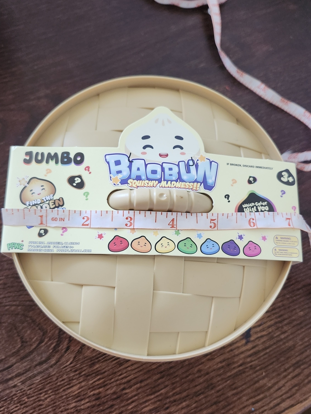 Jumbo Squishy Toy - Cream Kids Bag Accessory